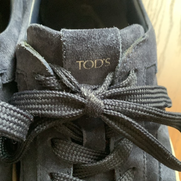 TOD’S Blue Suede Sneakers - Picture 3 of 10